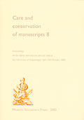 Care and conservation of manuscripts 8