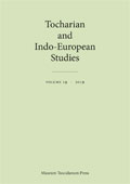 Tocharian and Indo-European Studies 19